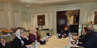 رئيسة اللجنة الوطنية للمرأة تشارك في اجتماع المجموعة العربية حول أوضاع المرأة بين الحرب والسلم