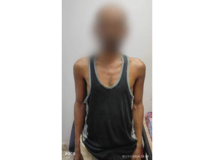 صورة للمتهم بإحراق مطبعة النبراس في مديرية المنصورة - عدن