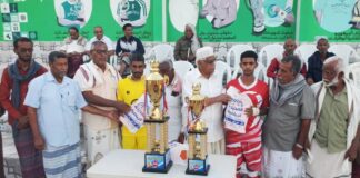 اختتام دوري رياضي في القطن احتفاءً بالذكرى الوطنية وتكريم الفائزين