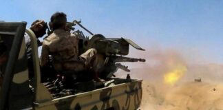 القوات الحكومية تعلن إفشال محاولات تسلل للحوثيين بمحافظتي تعز وأبين وإسقاط طائرة إستطلاع في الضباب