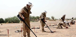 مشروع مسام ينجح في نزع 1606 مادة متفجرة من مخلفات الحرب