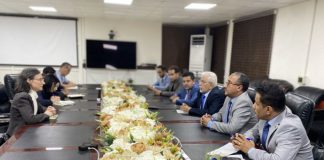 باناجة يبحث مع السفيرة الفرنسية المستجدات الاقتصادية والمصرفية