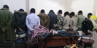 الأجهزة الأمنية تضبط عصابة سرقة كابلات الألياف الضوئية في أبين