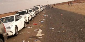 ازدحام خانق يعطل حركة المسافرين في منفذ الوديعة وتعميم عاجل لوقف النقل مؤقتًا