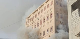 حريق هائل يلتهم منزلًا طينيًا في ميفعة بشبوة بسبب ماس كهربائي