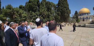 بن غفير يقتحم الأقصى في “يوم القدس” وسط تزايد أعداد المستوطنين