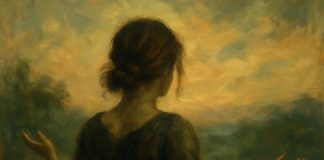 امرأة تسكن بين قوسين