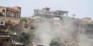 جماعة الحوثي تقصف أحياء سكنية شرقي تعز والجيش يرد