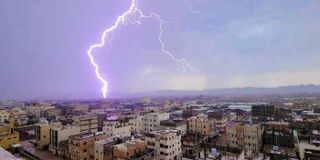 الصواعق الرعدية تودي بحياة ثلاثة مواطنين في صنعاء وحجة وإصابة آخر
