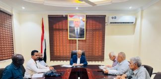 وزير المياه يوقّع في عدن ثلاث اتفاقيات مع منظمة دولية لتنفيذ مشاريع في عدن وتعز