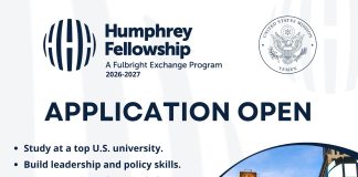 السفارة الأمريكية تدعو المهنيين اليمنيين للتقديم على برنامج زمالة ممول بالكامل في الولايات المتحدة