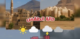 الأرصاد تتوقّع أمطاراً ورعوداً ورياحاً شديدة غداً الخميس في عدد من المحافظات اليمنية حالة الطقس - الثوري