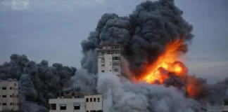 ارتفاع حصيلة القصف الإسرائيلي على غزة إلى 63 مواطناً فلسطينياً منذ فجر اليوم