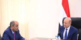 رئيس مجلس القيادة يطلع على جهود الحكومة في مواجهة آثار السيول