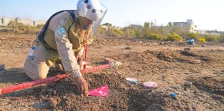 “مسام” يعلن نزع 767 مادة متفجرة وتطهير 300 ألف متر مربع في أسبوع