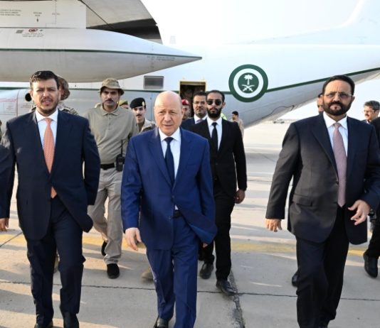 العليمي يعود إلى عدن لبحث ملفات اقتصادية وإصلاحية مع الحكومة والبنك المركزي