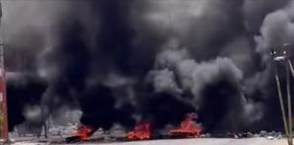 احتجاجات في جعار.. سكان أبين يصعّدون غضبهم بإغلاق الطرق احتجاجاً على تدهور الخدمات