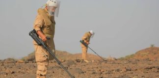 “مسام” ينزع أكثر من ألفي لغم ومخلفات حرب ويطهّر مئات آلاف الأمتار في اليمن خلال أسبوع