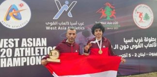 ذهبية وبرونزية لليمن في بطولة غرب آسيا للشباب عبر العداء عبدالله الحسولي