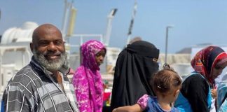 بالتعاون مع الأمم المتحدة إجلاء 148 لاجئاً صومالياً من عدن إلى مقديشو