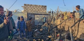 وفاة شخص وإصابة 7 آخرين بينهم أطفال جراء حريق في وكالة غاز بمأرب