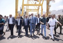 تدشين المرحلة الثانية لتطوير مداخل ميناء عدن يعزز كفاءة التشغيل ويواكب نمو الحركة التجارية