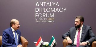 الزنداني يلتقي الرئيس السوري على هامش منتدى أنطاليا ويبحثان تعزيز العلاقات الثنائية