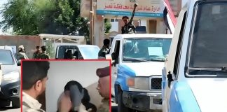 أمن تعز يحبط هروب متهم بالقتل حاول الفرار متنكراً بملابس نسائية