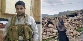 مليشيا الحوثي تهدم منزل امرأة مئوية وتتركها بلا مأوى