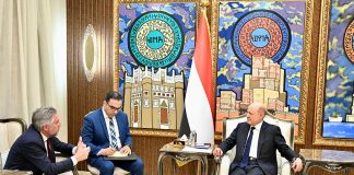 العليمي يؤكد: السلام المستدام مرهون بنزع سلاح المليشيات ودعم مؤسسات الدولة
