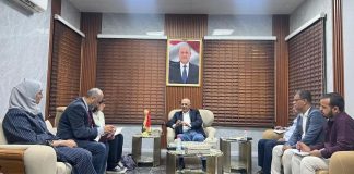 الشرجبي يبحث مع مؤسسة فريدريش إيبرت توسيع التعاون لدعم جهود المياه والبيئة ومواجهة تحديات المناخ