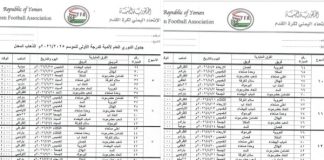 الاتحاد اليمني يؤجل استئناف دوري الدرجة الأولى للمرة الثانية خلال أقل من أسبوع