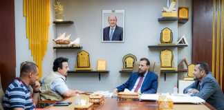 محافظ عدن يبحث مع برنامج الأمم المتحدة لخدمات المشاريع توسيع التعاون لدعم القطاعات الخدمية والتنموية