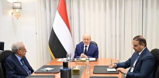 العليمي يوجه البعثات الدبلوماسية بتكثيف التحرك لعزل الحوثيين دولياً
