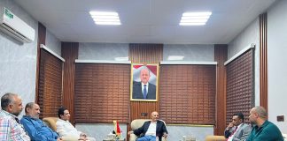 خزان البرزخ يتصدر مباحثات وزير المياه والصندوق الاجتماعي لتعزيز مشاريع الخدمات الأساسية