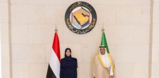 وزيرة الخارجية تبحث مع أمين عام مجلس التعاون الخليجي مستجدات اليمن وأمن المنطقة
