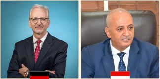 الشرجبي يبحث مع السفير الألماني التعاون في المياه والبيئة والتغير المناخي