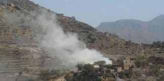 قصف حوثي بالهاون يلحق أضراراً بمنزل وسيارة مواطن في الضالع