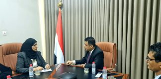 وزير الدولة لشؤون النزوح ورئيسة اللجنة الوطنية للمرأة يبحثان تعزيز التعاون لدعم النازحات