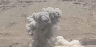 غارات جوية تستهدف مواقع للحوثيين جنوب تعز وإسقاط مسيّرتين