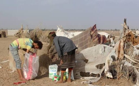اليمن أمام فجوة تمويل تتجاوز 140 مليون دولار لإغاثة النازحين ومواجهة الجوع