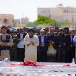 شبوة تشيّع 75 شهيداً من منتسبي الأمن قضوا في هجوم استهدف مركزاً تدريبياً