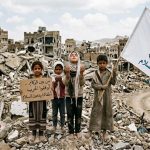 من بين الركام – أطفال بلادي يدعون لوقف الحرب وغرس راية السلام
