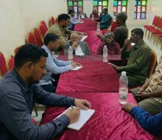 منظمة اشتراكي مديرية الضالع يعيد تشكيل سكرتاريته ويقرّ توزيع المهام التنظيمية