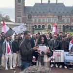 يمنيون في لاهاي يطالبون بإنهاء حصار تعز ومحاسبة الحوثيين والإفراج عن موظفي الأمم المتحدة